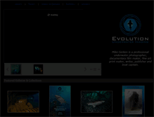 Tablet Screenshot of evolutionunderwater.com